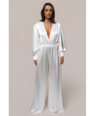 Women's Satin Bliss Pleated Pant