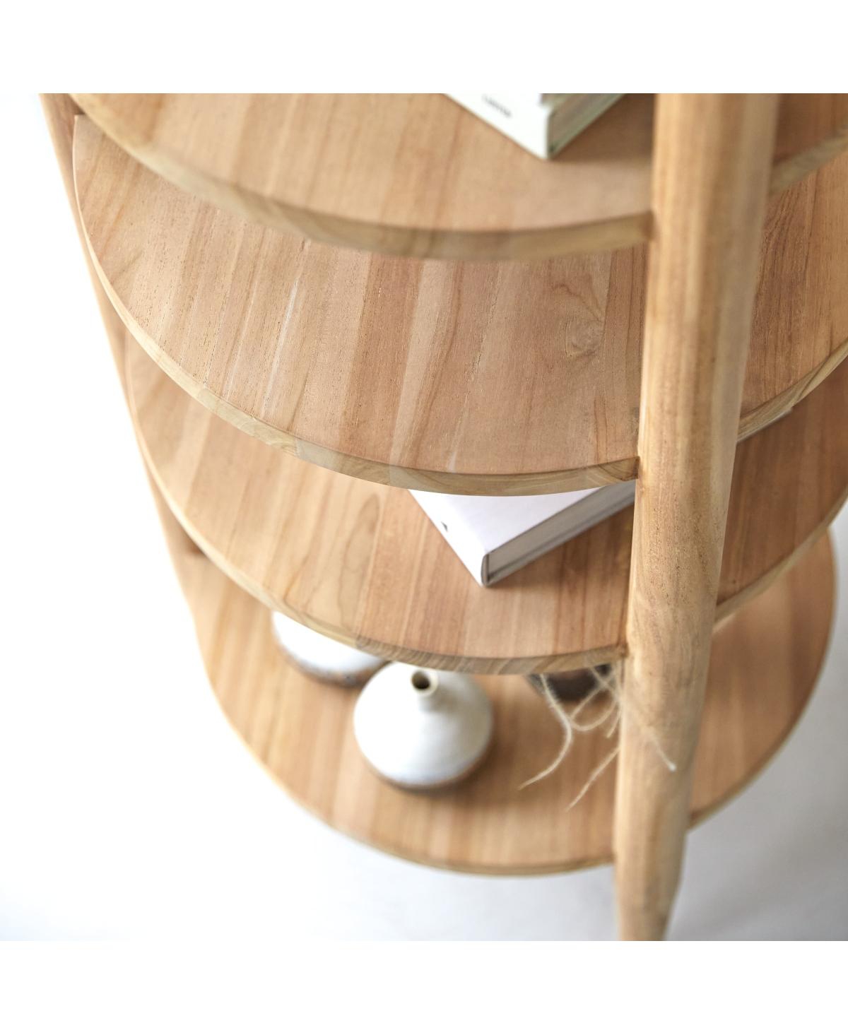 tikamoon Poline shelving unit in teak 170