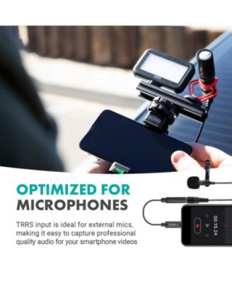 UCMA-2 Female 3.5mm TRRS to USB-C Mic. Adapter