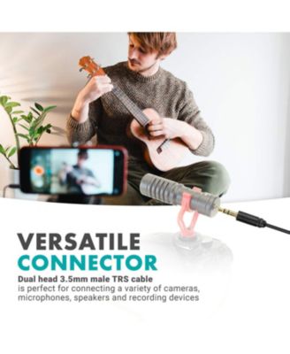 MC6 Dual 3.5mm Male Stereo TRS Cable - 20-Foot Camera Patch