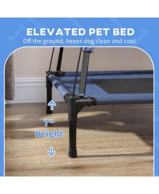 Elevated Pet Bed Dog Foldable Cot Tent Canopy Inst Shelter,