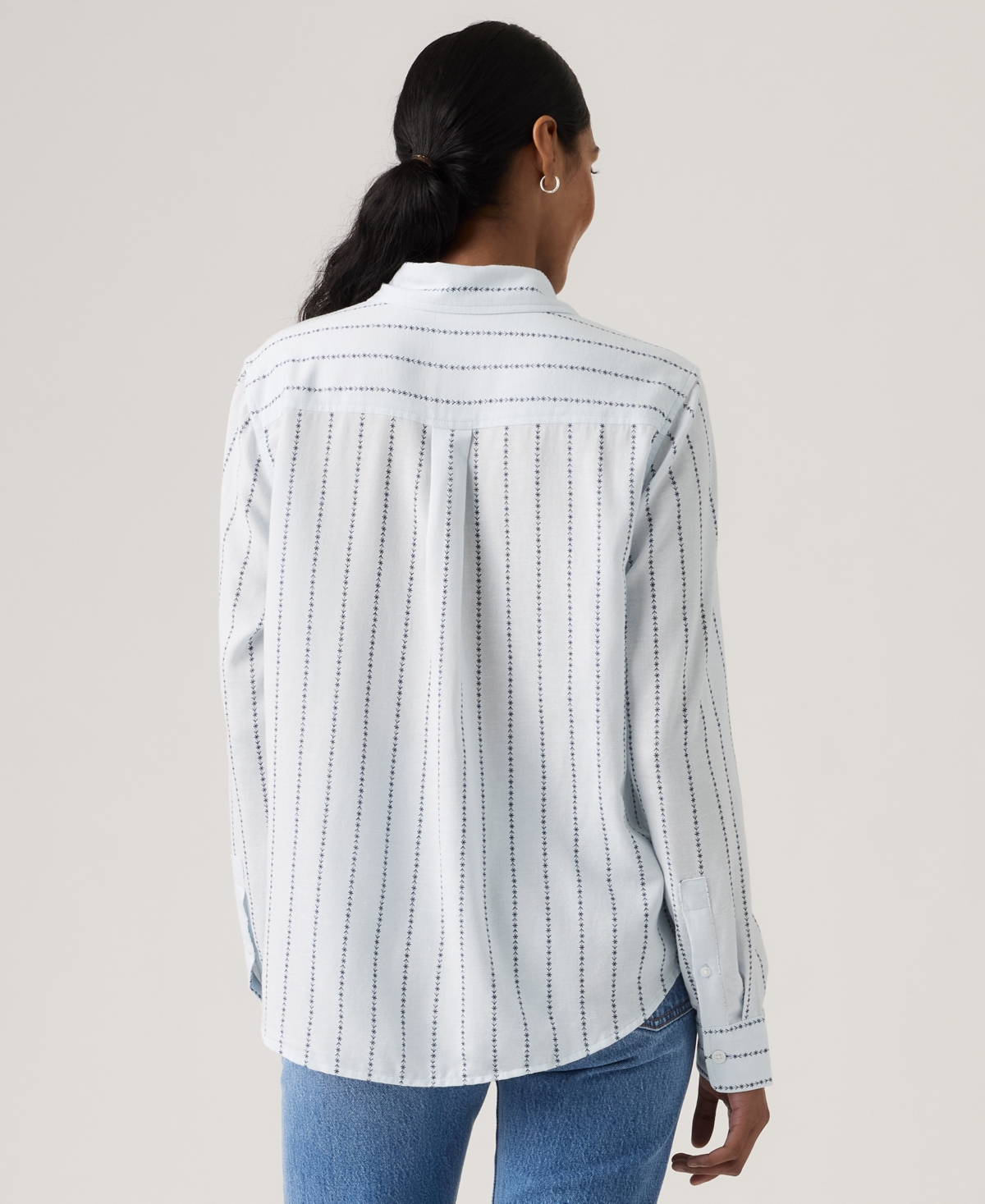Levi's Juniors' Striped Point Collar Shirt