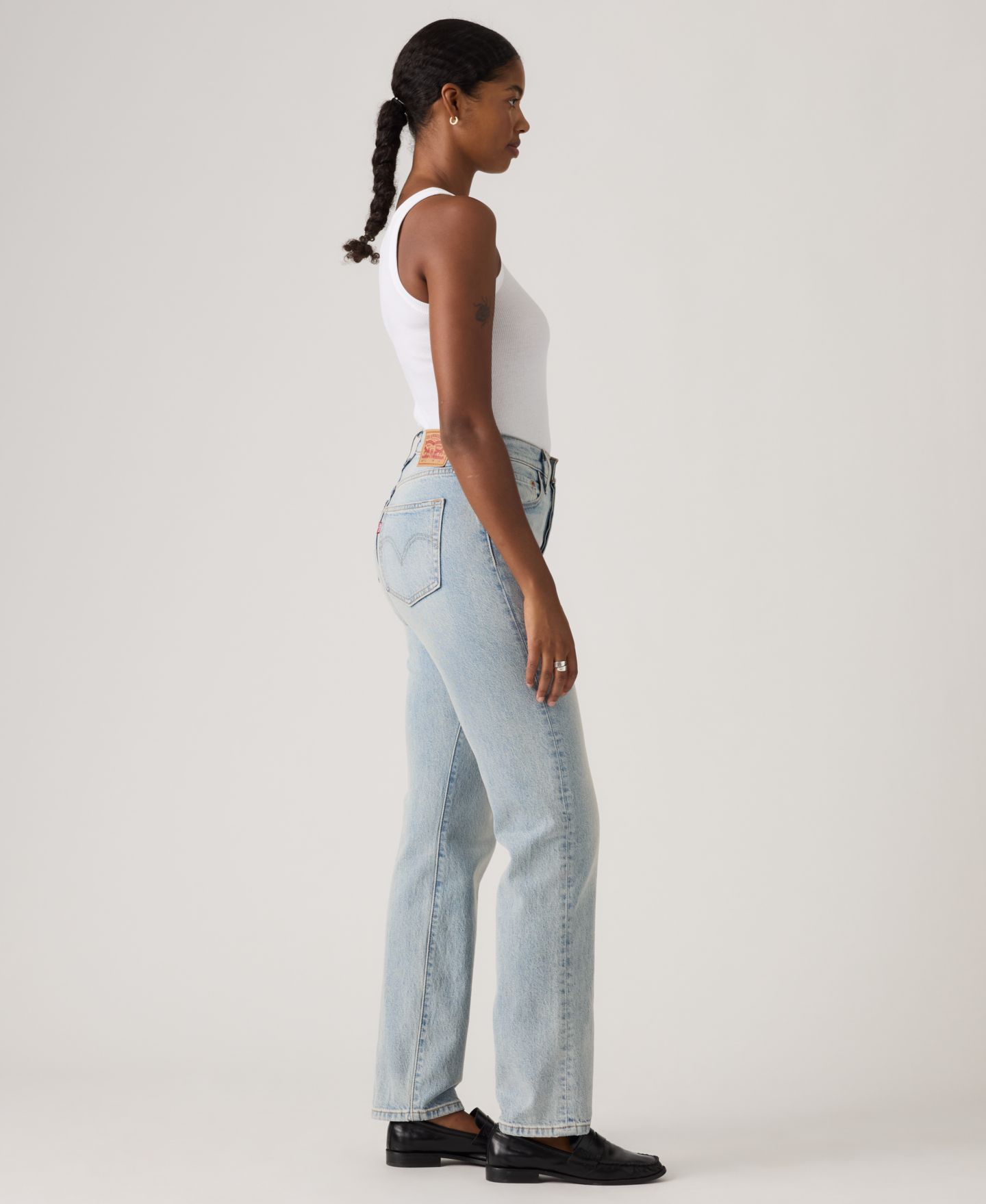 Женские джинсы Levi's 501 Curve High-Rise Straight-Leg, цвет: Heart Music No Dx — фото 4
