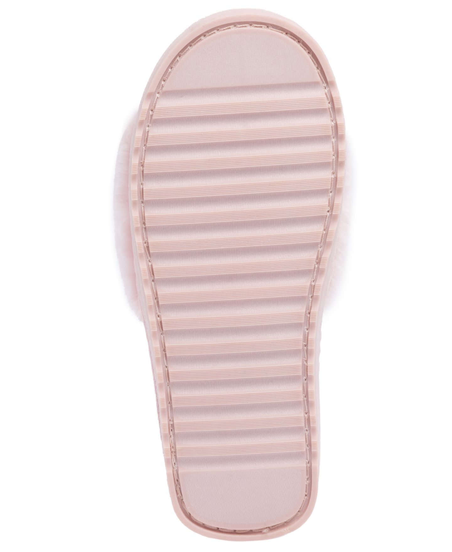 Женские тапочки Juicy Couture Herin Plush Logo Slippers, цвет: Пудровый — фото 5