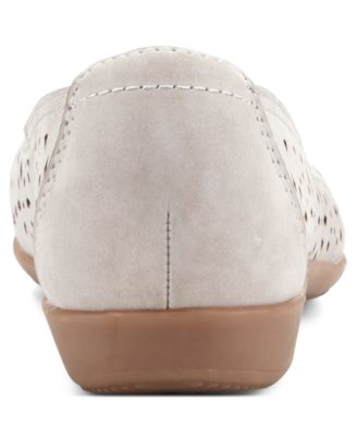 Women's Bentlee Cutout Leather Slip-On Ballet Flats