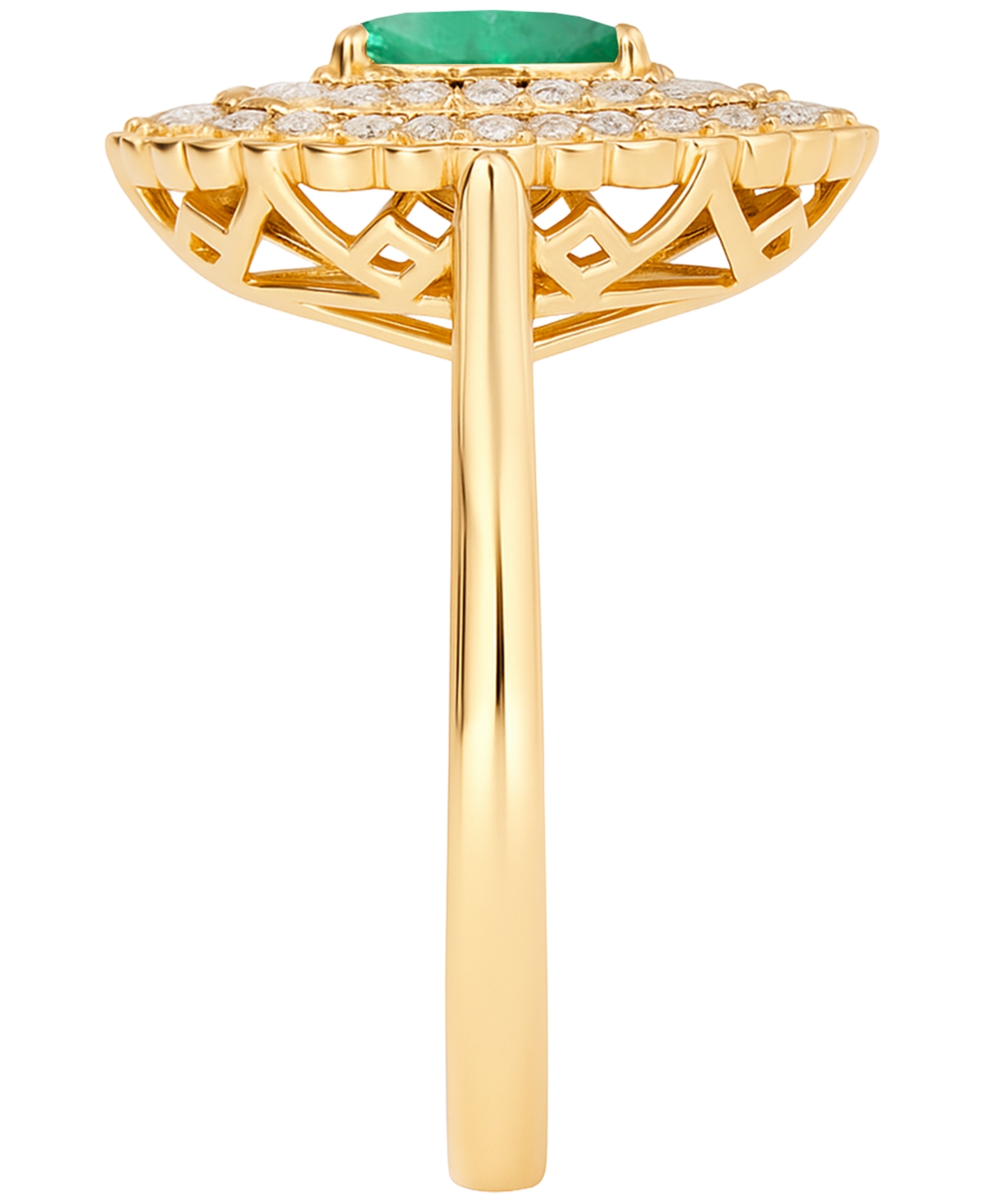 Macy's Sapphire (7/8 ct. t.w.) & Diamond (1/3 Ring 14k White Gold (Also Available Ruby Emerald)