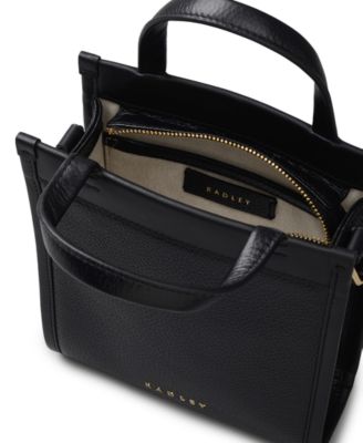 Alba Place Mini Pebble Leather Ziptop Crossbody Bag