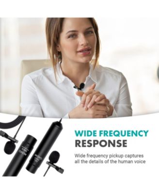 LV4-C Cardioid XLR Lavalier Microphone - Phantom Powered