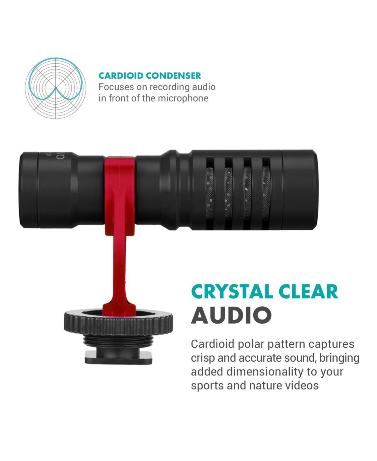 Movo Gpr-5 GoPro Camera Case with VXR10 Microphone Bundle