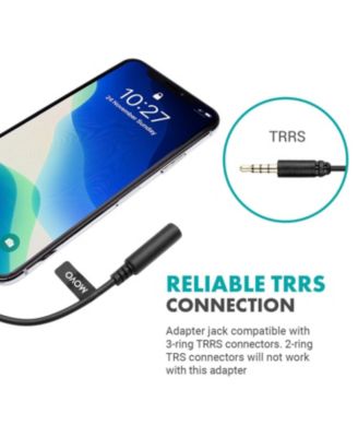 IMA-3 Female 3.5mm TRRS to Lightning Adapter