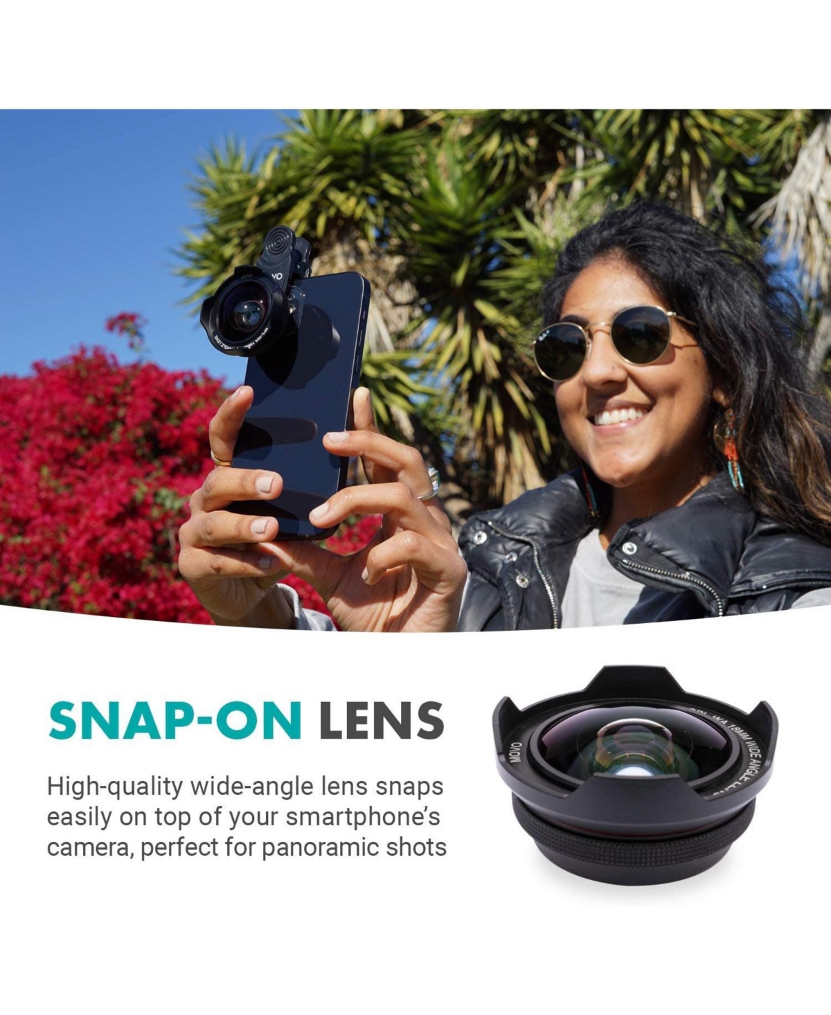 Movo iVlog1 Vlogging Kit for iPhone with Shotgun Mic, Led Light, Tabletop Tripod, Fullsize Tripod and More