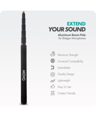 CMP-17 Professional 9.8' Aluminum Boom Pole for Shotgun Microphones