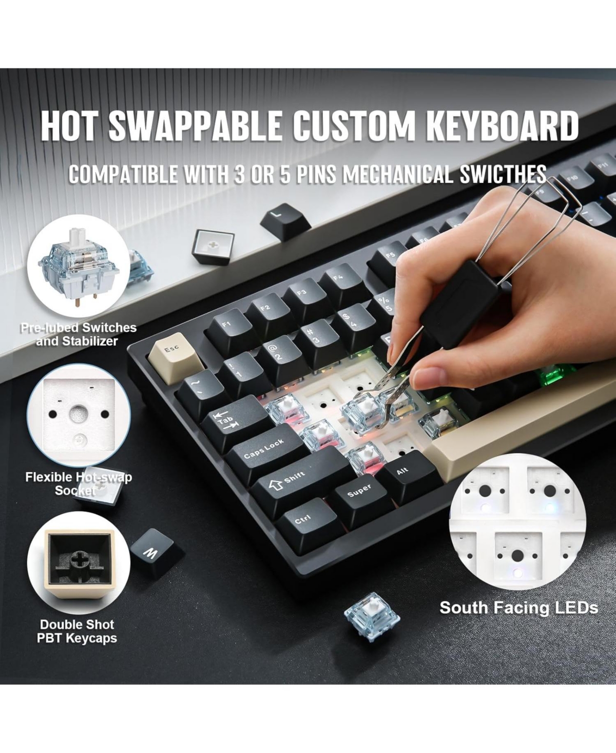 Lofree AL75 Pro Wireless Mechanical Gaming Keyboard