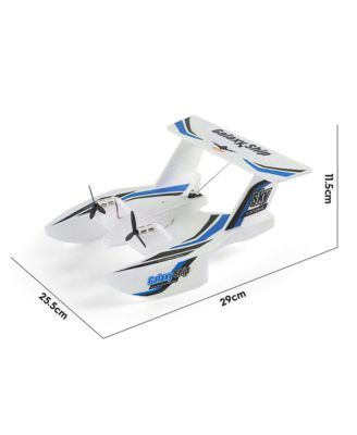 3-in-1 Water Land Air RC Plane, 2.4G 3-Channel with 2 Batteries & 20 Min Flight