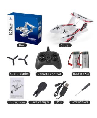 3-in-1 Water Land Air RC Plane, 2.4G 3-Channel with 2 Batteries & 20 Min Flight
