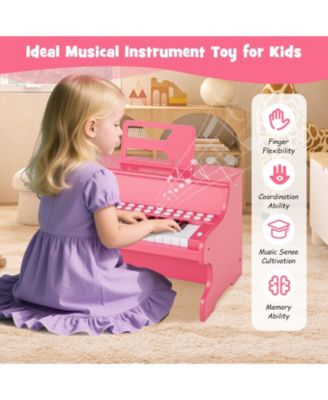 Adjustable Speed 25-Key Piano Keyboard for Kids Learning