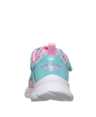 Little Girls Jumpsters - Cutie Critters Fastening Strap Casual Sneakers from Finish Line