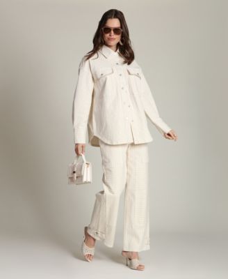 Women's Collared Oversized Shirt