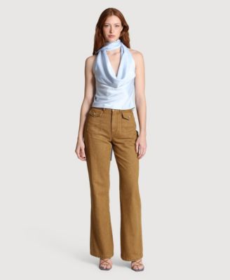 Women's Long Tie Halter Top