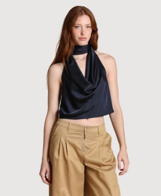 Women's Long-Tie Halter Top