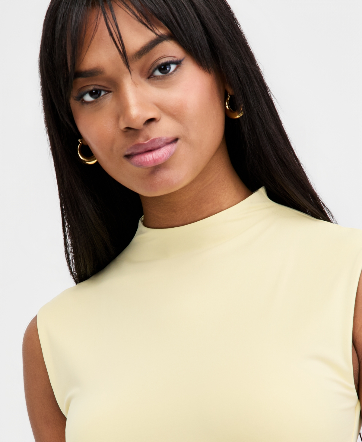 Bar Iii Women's High-Neck Sleeveless Dress, Macy's Exclusive