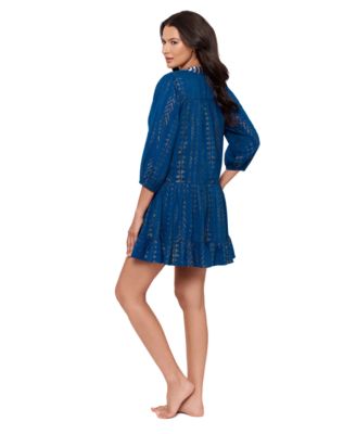 Women's Cover-Up V-Neck Beach Dress