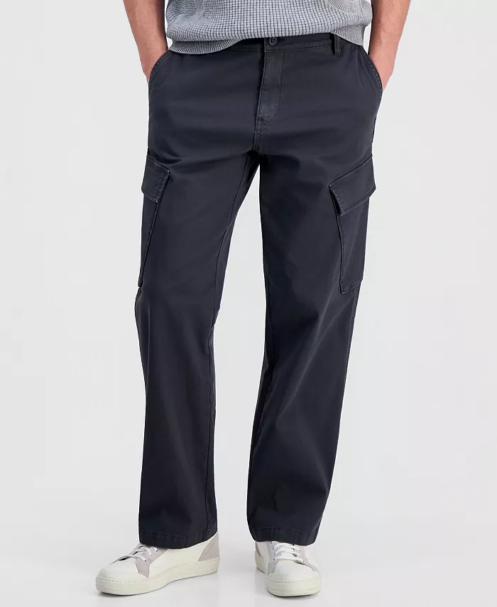 Men's Cotton-Blend Angled Cargo Pants - thumbnail 2