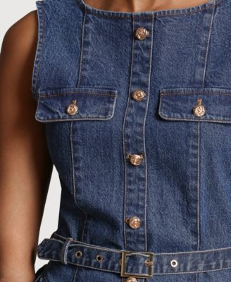 Women's Boat Neck Short Dress