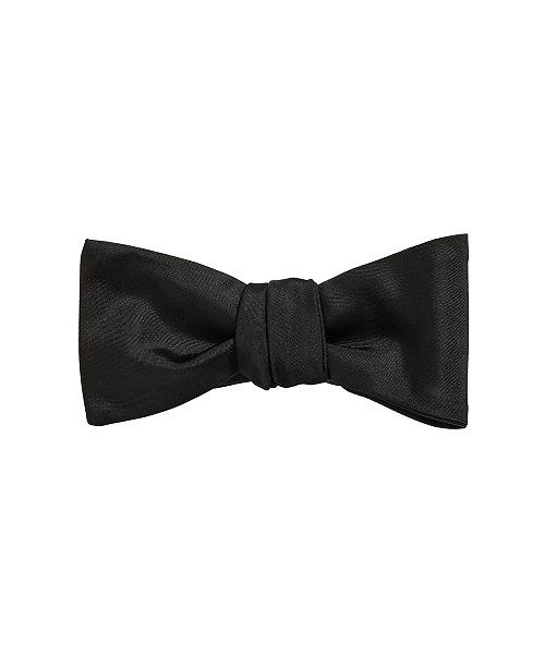 Hugo Boss BOSS Solid Silk Bow Tie Ties & Pocket Squares Men Macy's