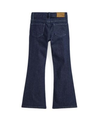 Girls' 2T-6X Flared Stretch Denim Jeans
