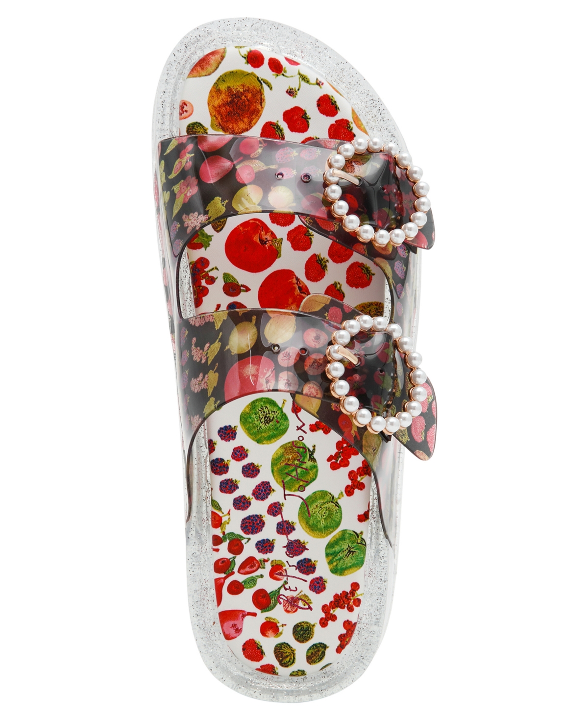 Betsey Johnson Women's Landin Round Toe Flat Sandals