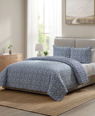 Becki Owens Tahna Floral 3-Pc. Quilt Set, King