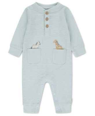 Baby Boys' Henley Neck Coverall