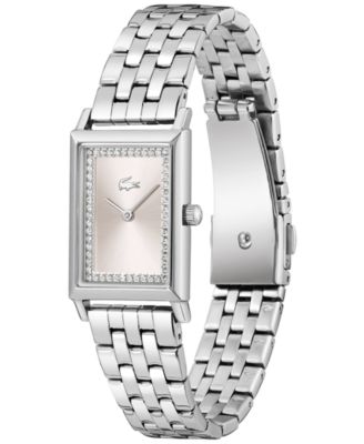 Women's Catherine Silver Tone Stainless Steel Bracelet Watch, 28.3x20.7mm