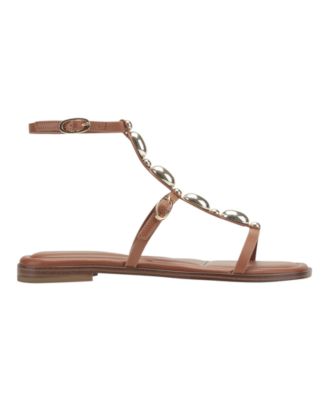 Women's Folai Ornamented Gladiator Flat Sandals
