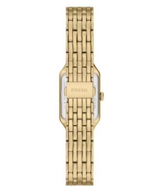 Women's Raquel Three-Hand Gold-Tone Stainless Steel Watch, 18mm