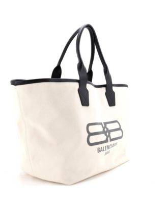 Large Cities Jumbo Tote Printed Canvas