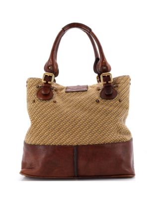 Medium Paddington Tote Tweed and Leather