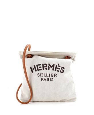 Pre-Owned HERMES MM Aline Bag Toile