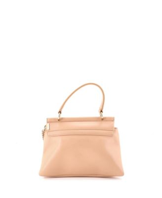 Small Faye Top Handle Bag Leather