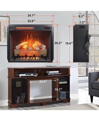 23-Inch Infrared Electric Fireplace Insert