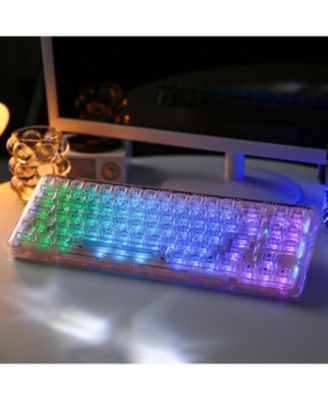 X71 Wireless Hot Swappable Transparent Mechanical Keyboard