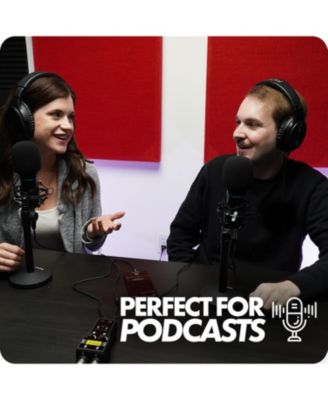 iPhone Podcast Equipment Bundle - Compatible with iPhone, iPad, iOS (Lightning)