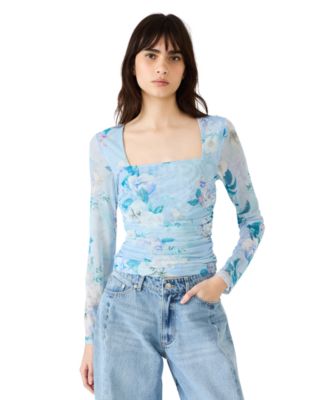 Women's Zinia Knit Square Neck Top