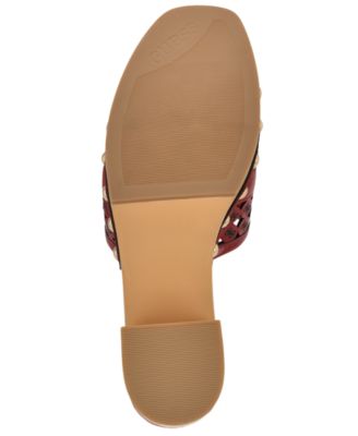 Women's Quill Wooden Platform Block Heel Sandals