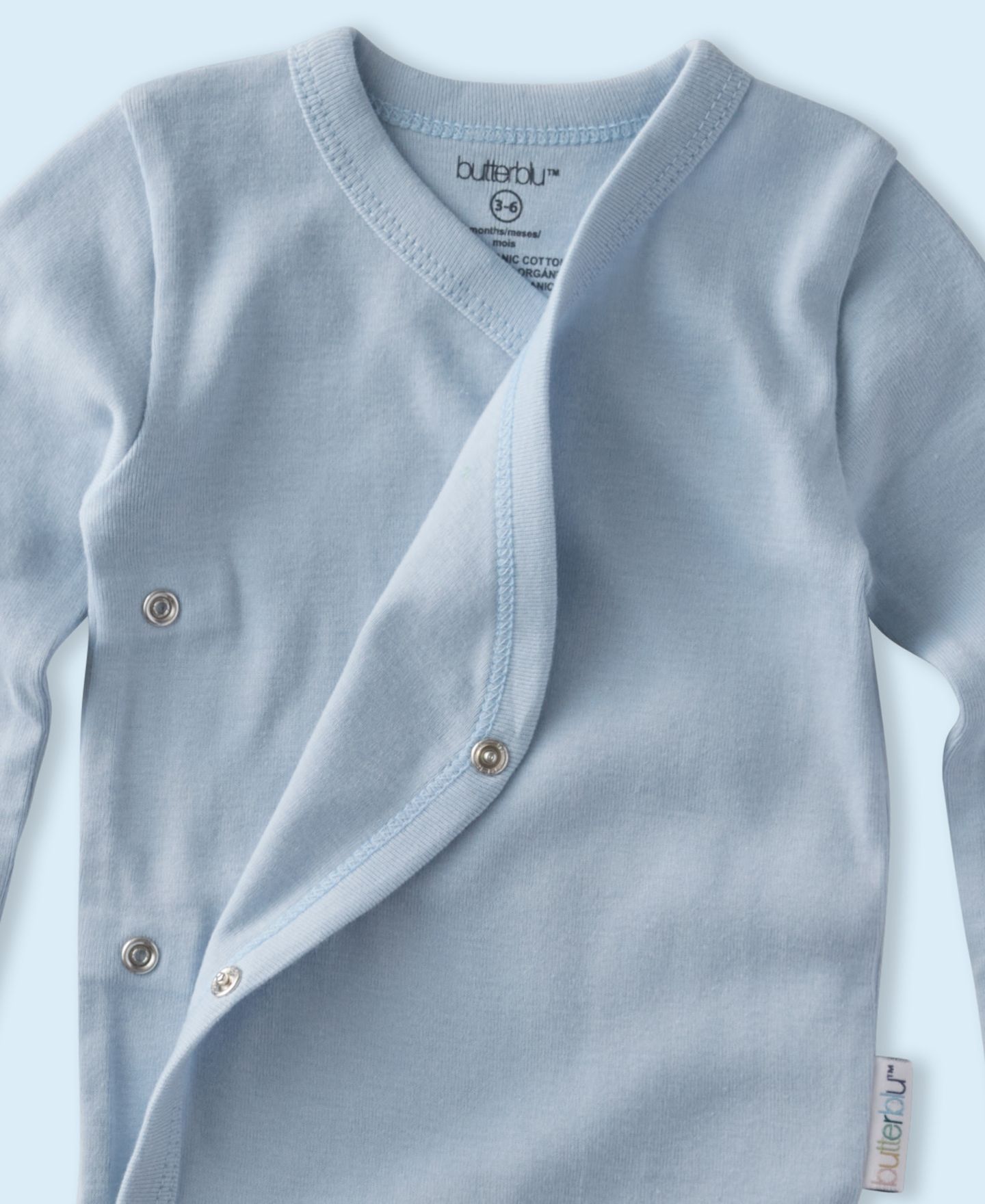 Комплекты butterblu Check Me Out Baby Layette Gift, 6-Piece Set для малышей, цвет: Синий клетчатый — фото 3
