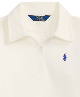 Girls' 7-16 Collared Boxy Sweater