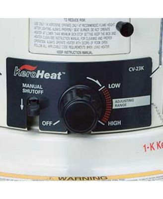 KeroHeat 23,500 BTU Indoor & Outdoor Portable Convection Kerosene Heater