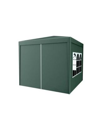 10x10ft Party Tent Outdoor Heavy Duty Gazebo Wedding Canopy with 4 Removable Walls Green