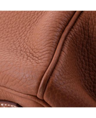 Pre-Owned HERMES Birkin 35 Handbag Brown Togo with Palladium Hardware